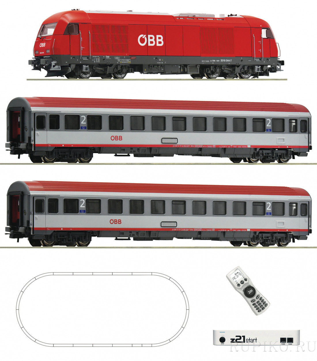 ROCO 5110005 Rh 2016 с пассажирским составом